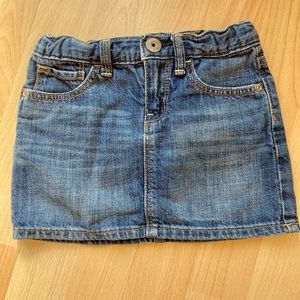 Baby Gap: 5-pocket denim skirt.  Size 3T.